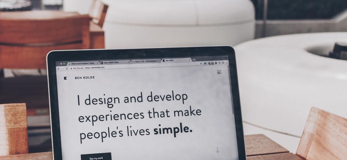 landing page of a website